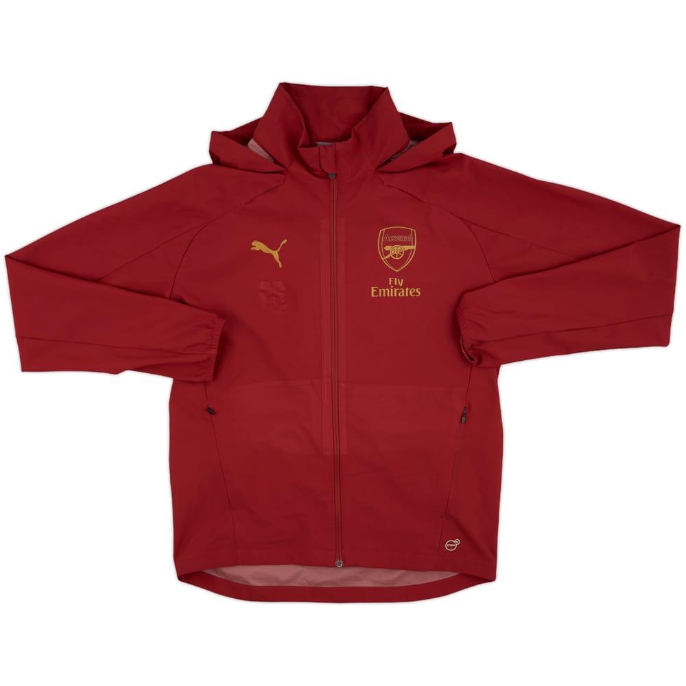2017-18 Arsenal Puma Staff Issue Hooded Rain Jacket PB - 6/10 - (M)