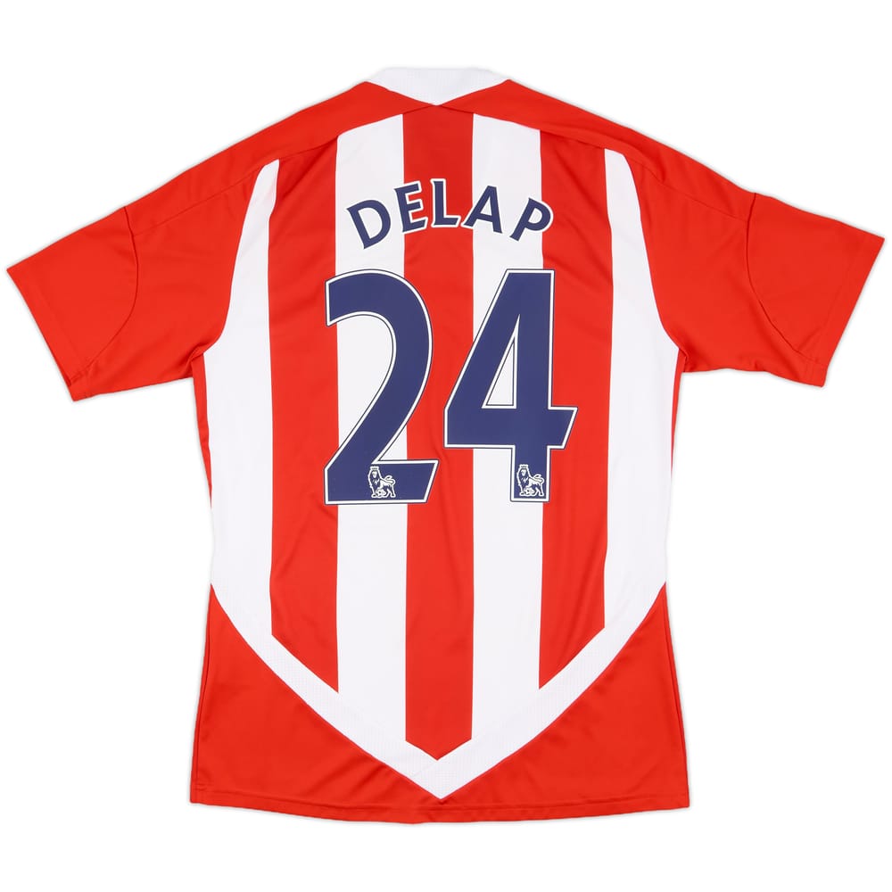 2011-12 Stoke City Home Shirt Delap #24 - 8/10 - (S)