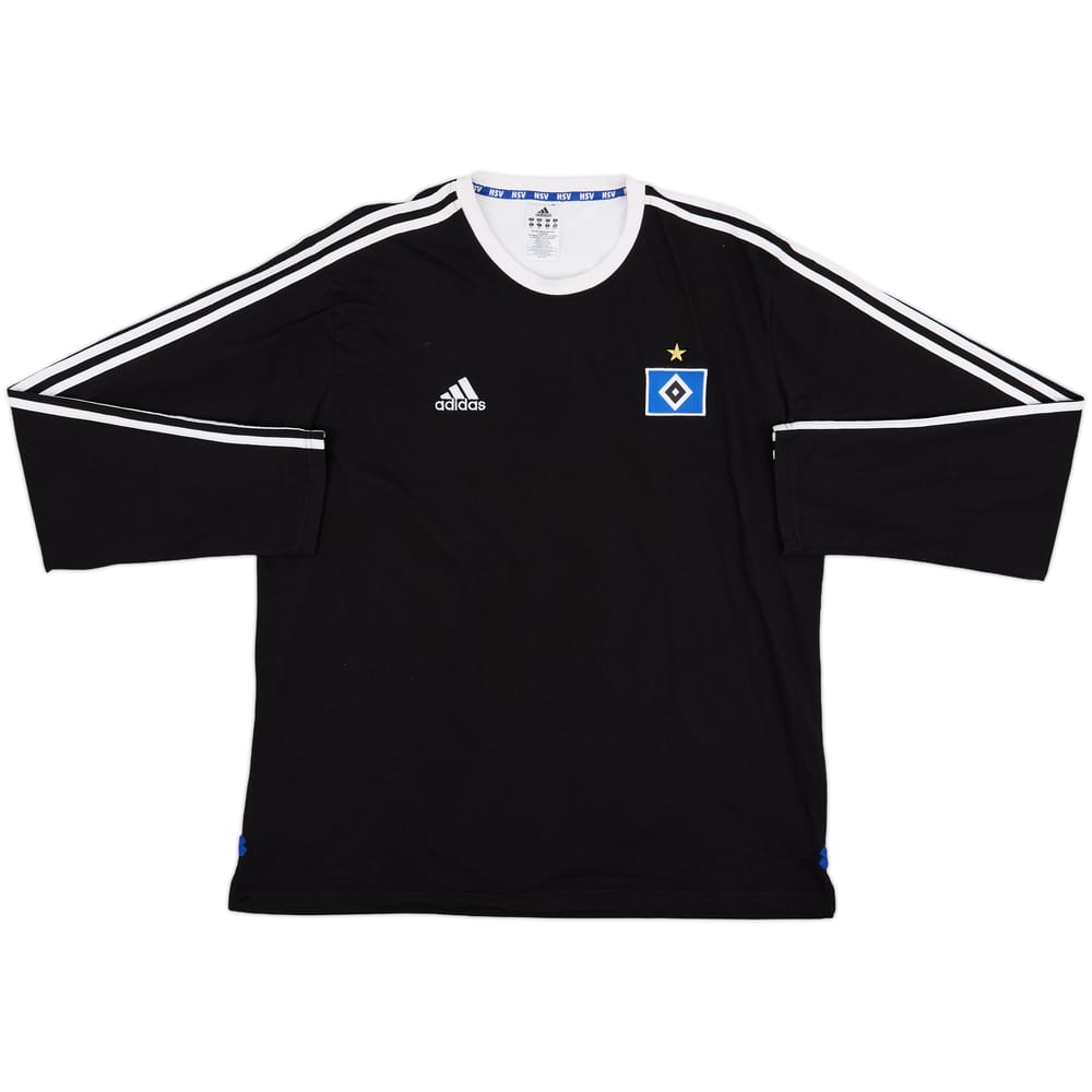 2008-09 Hamburg adidas L/S Cotton Tee - 9/10 - (XXL)