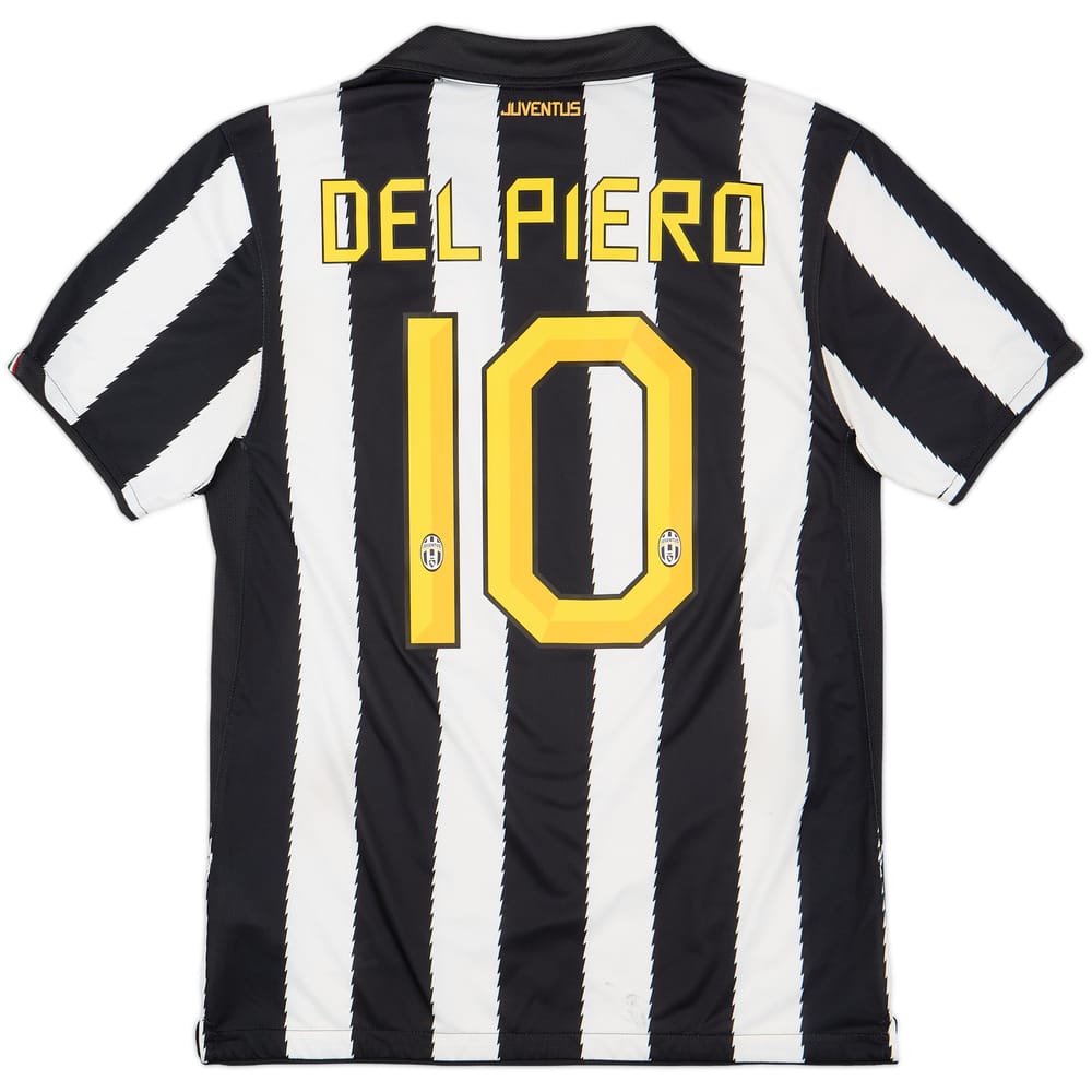 2011-12 Juventus Home Shirt Del Piero #10 - 7/10 - (M)