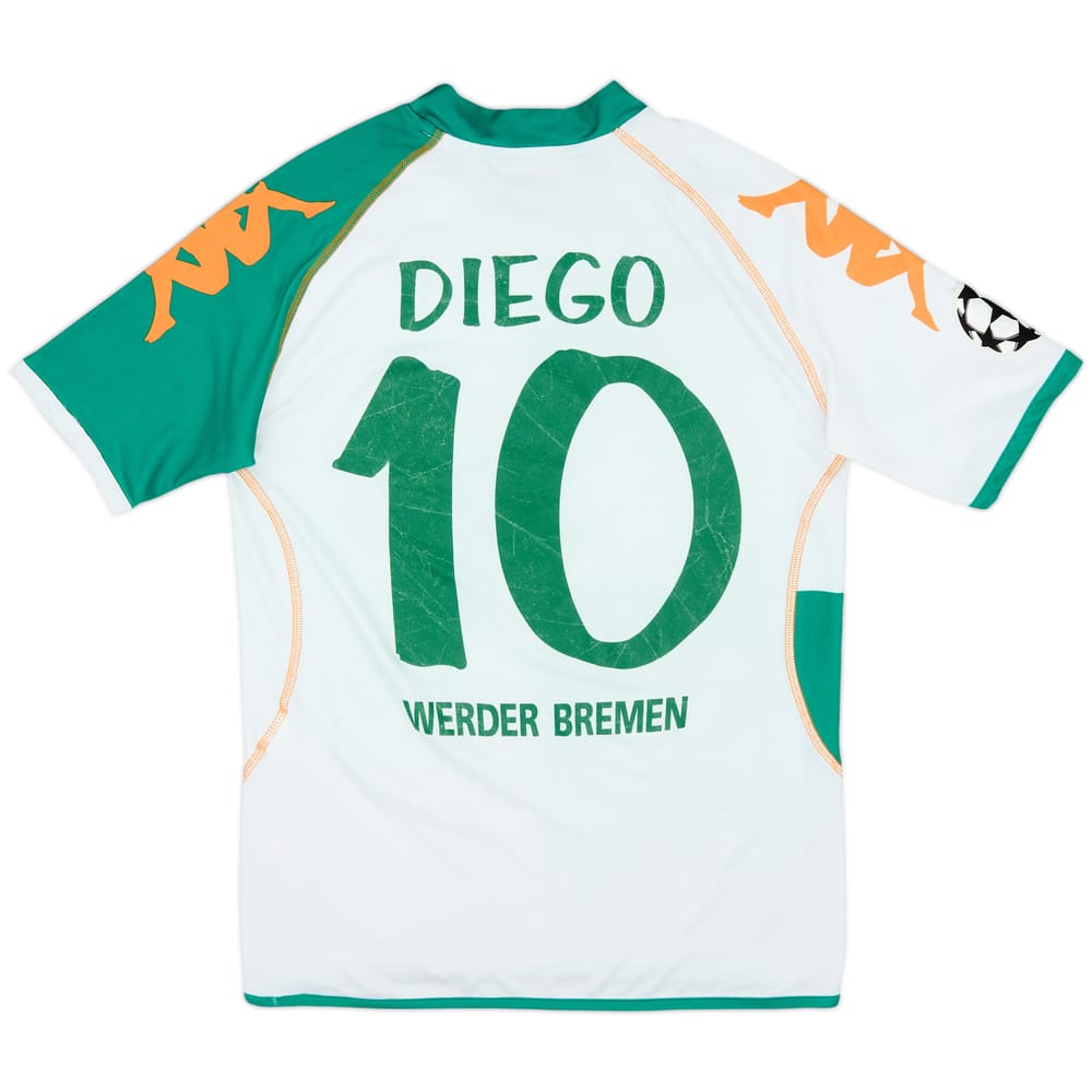 2006-07 Werder Bremen Home Shirt Diego #10 - 6/10 - (S)