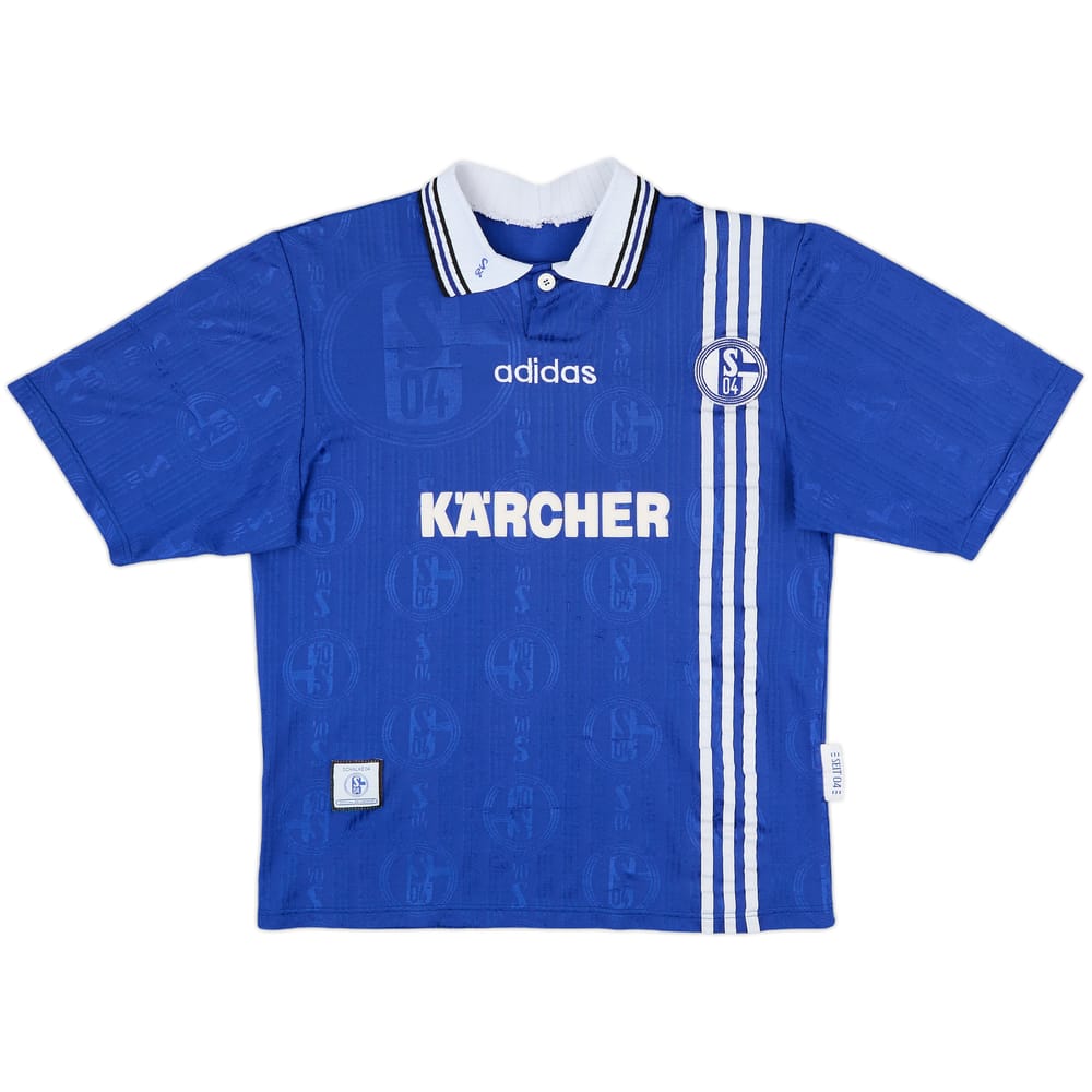 1996-97 Schalke Home Shirt - 8/10 - (XL.Boys)