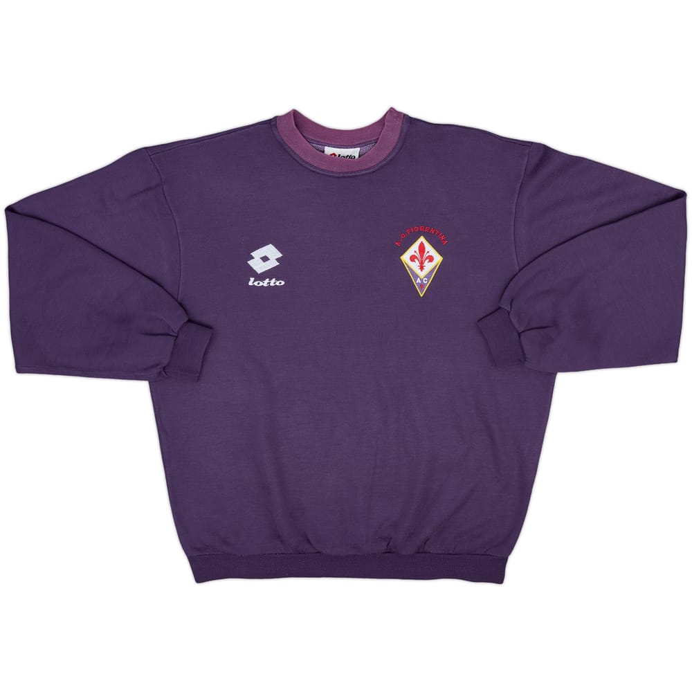 1991-93 Fiorentina Lotto Sweat Top - 8/10 - (XL)