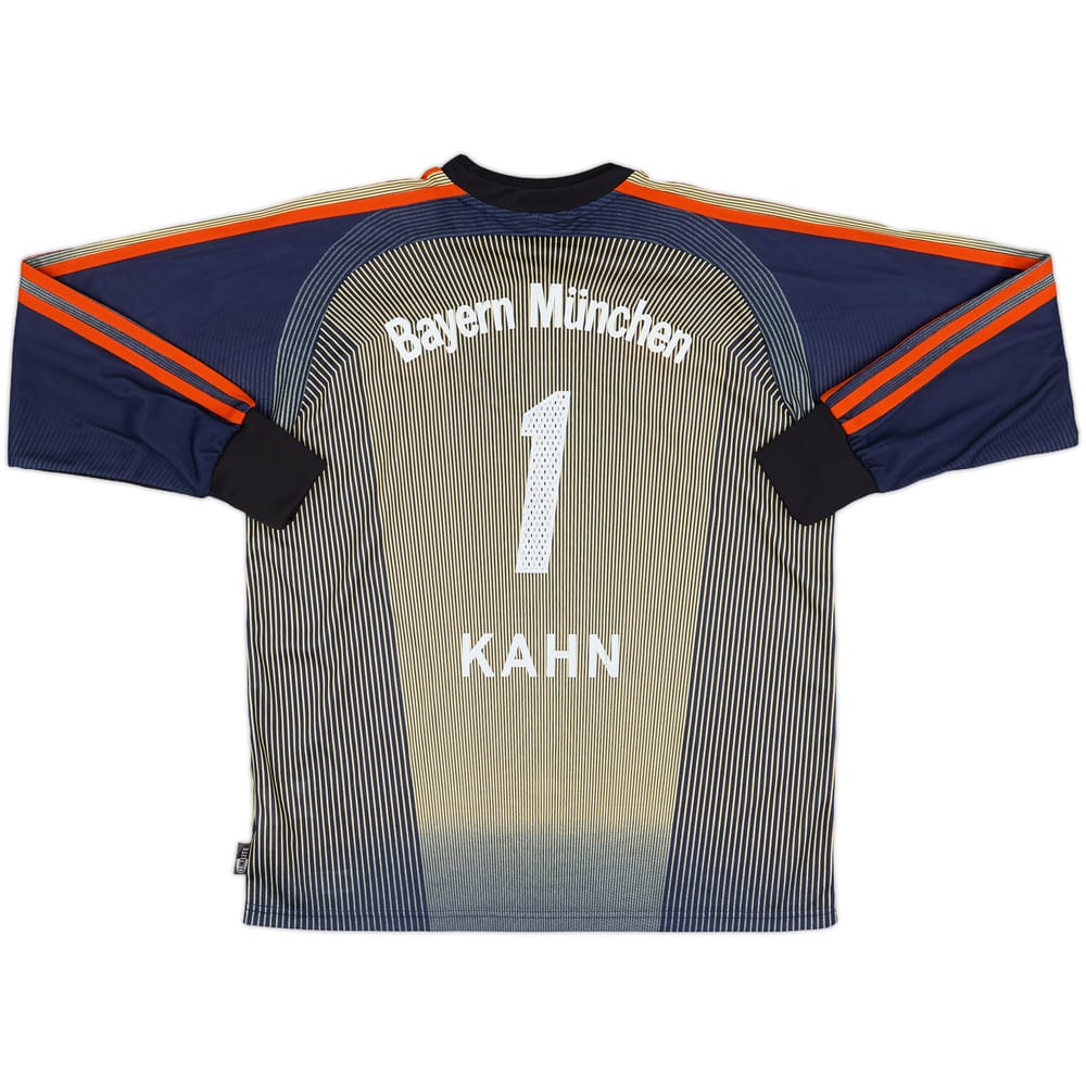 2003-04 Bayern Munich GK Shirt Kahn #1 - 6/10 - (XL.Boys)