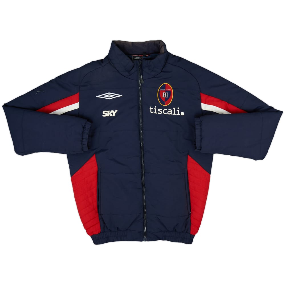 2007-08 Cagliari Umbro Padded Bench Coat - 7/10 - (L)