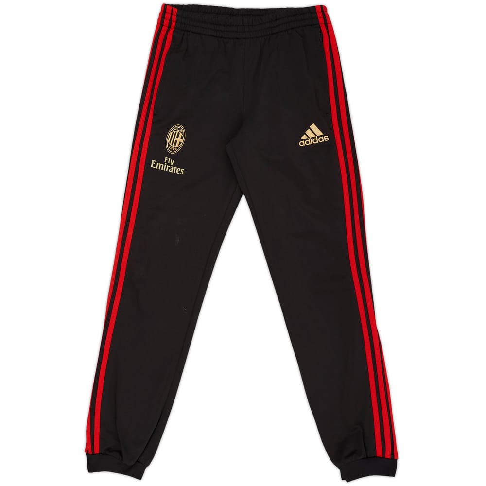 2011-12 AC Milan adidas Track Pants/Bottoms - 9/10 - (L.Boys)
