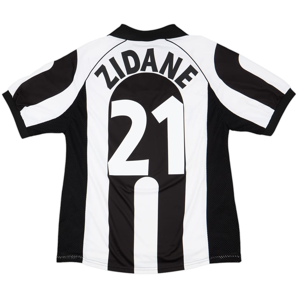 1997-98 Juventus Centenary Home Shirt Zidane #21 - 7/10 - (L)