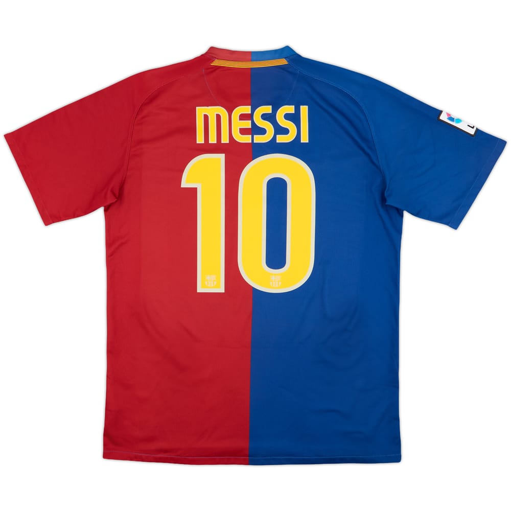 2008-09 Barcelona Home Shirt Messi #10 - 8/10 - (M)