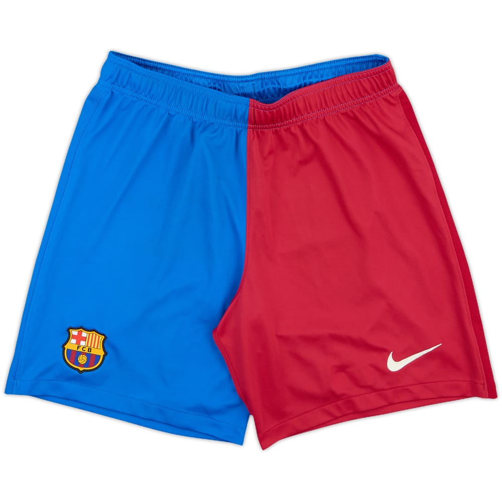 2021-22 Barcelona Home Shorts - 10/10 - (L)