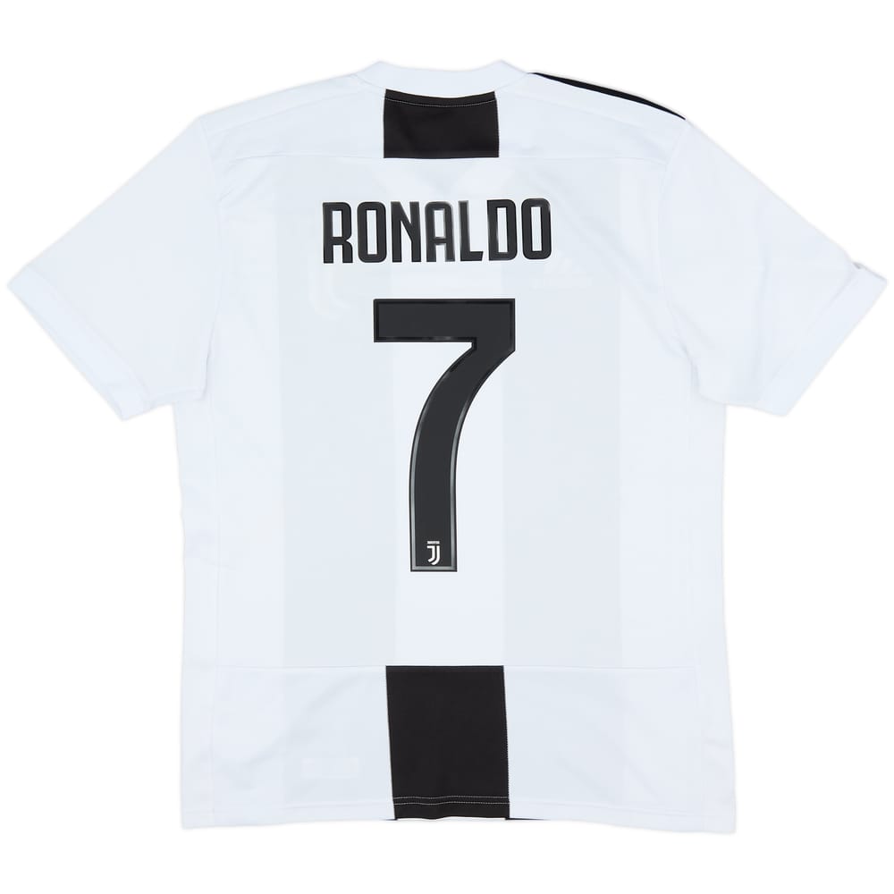2018-19 Juventus Home Shirt Ronaldo #7 - 8/10 - (M)