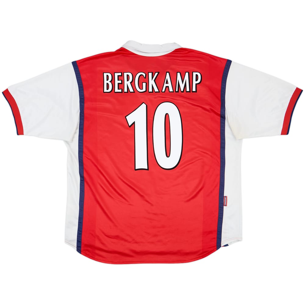 1998-99 Arsenal Home Shirt Bergkamp #10 - 6/10 - (XXL)