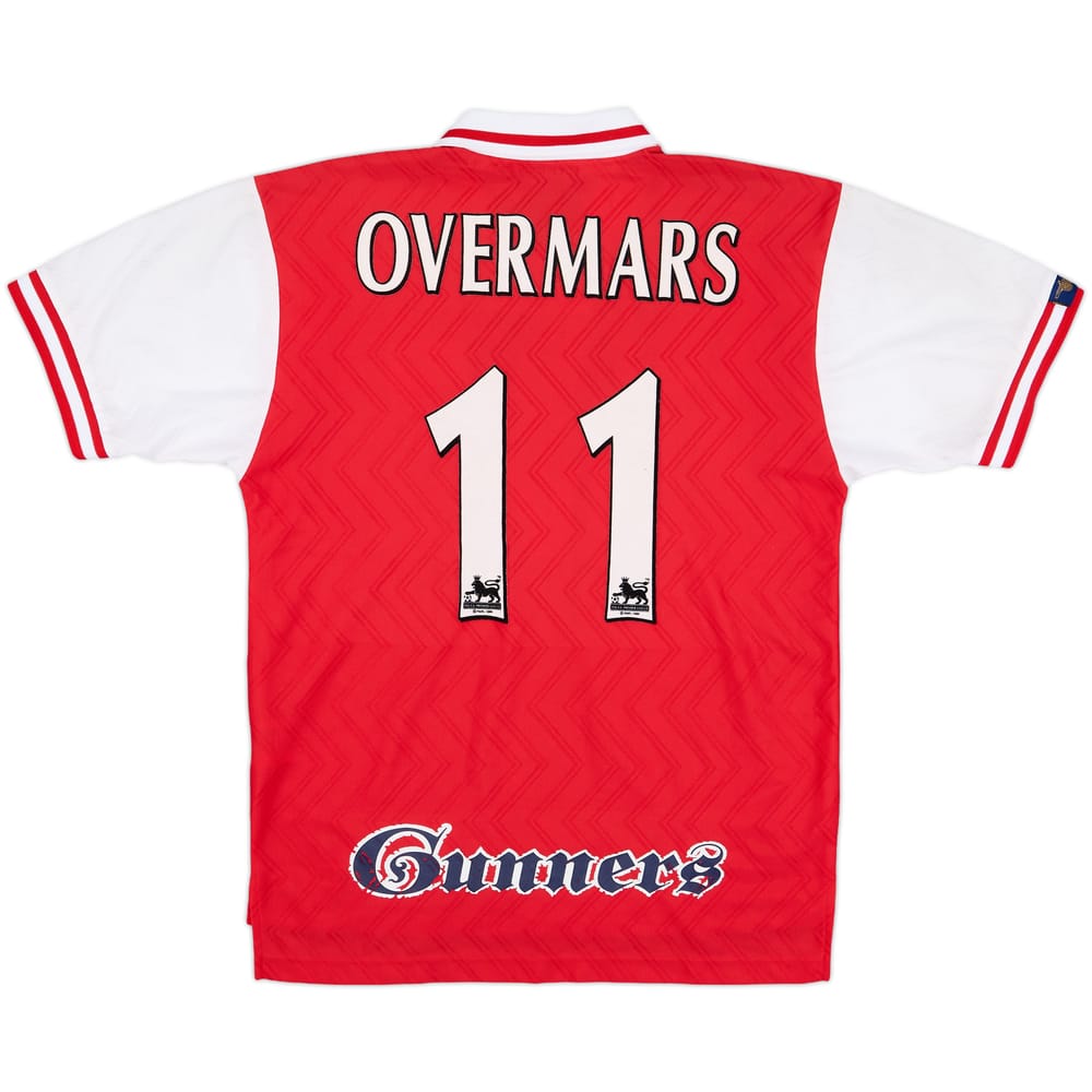 1996-98 Arsenal Home Shirt Overmars #11 - 8/10 - (M)