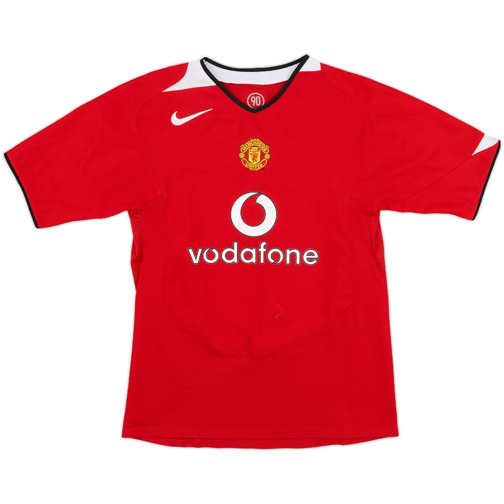 2004-06 Manchester United Home Shirt - 7/10 - (L.Boys)