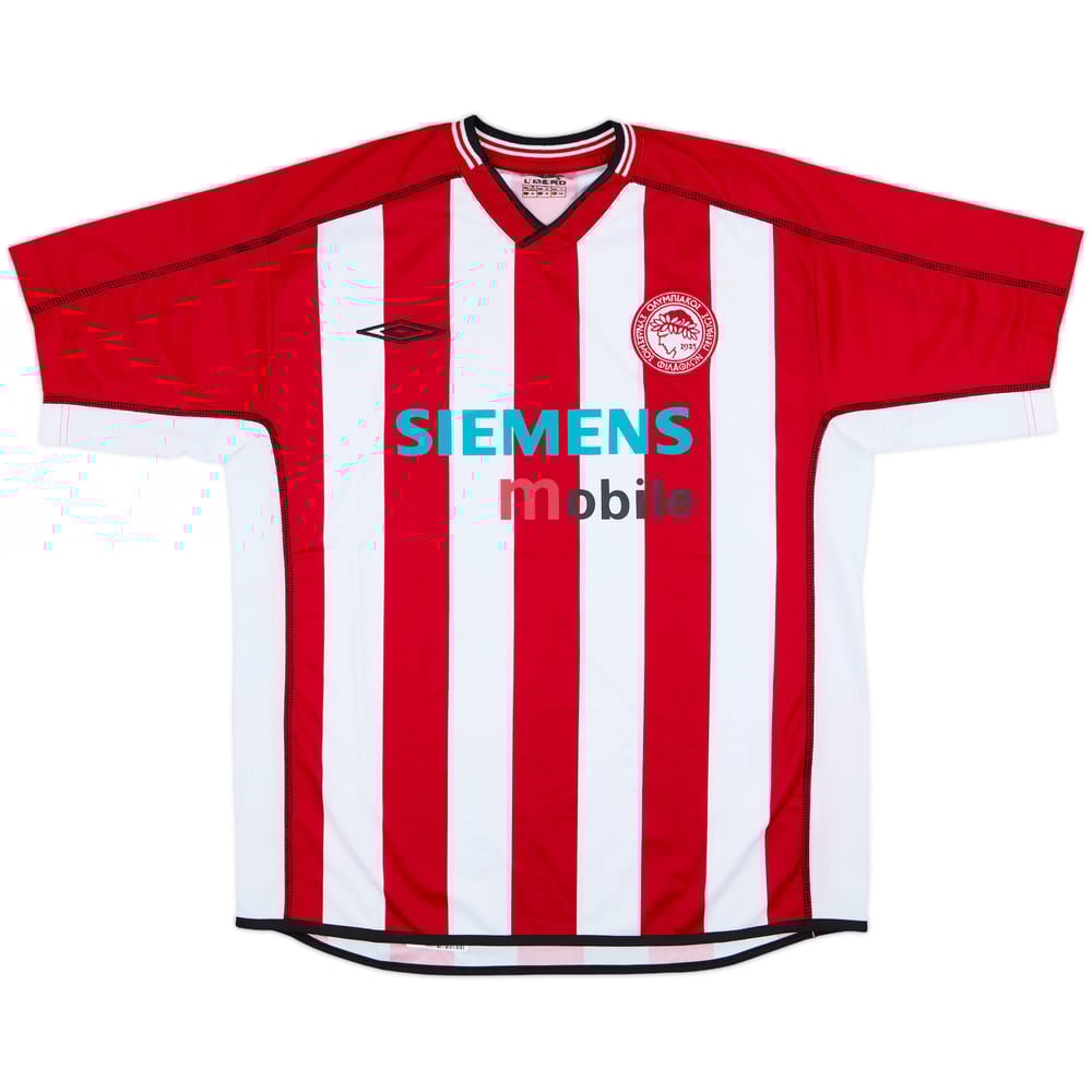 2002-03 Olympiakos Home Shirt - 8/10 - (M)