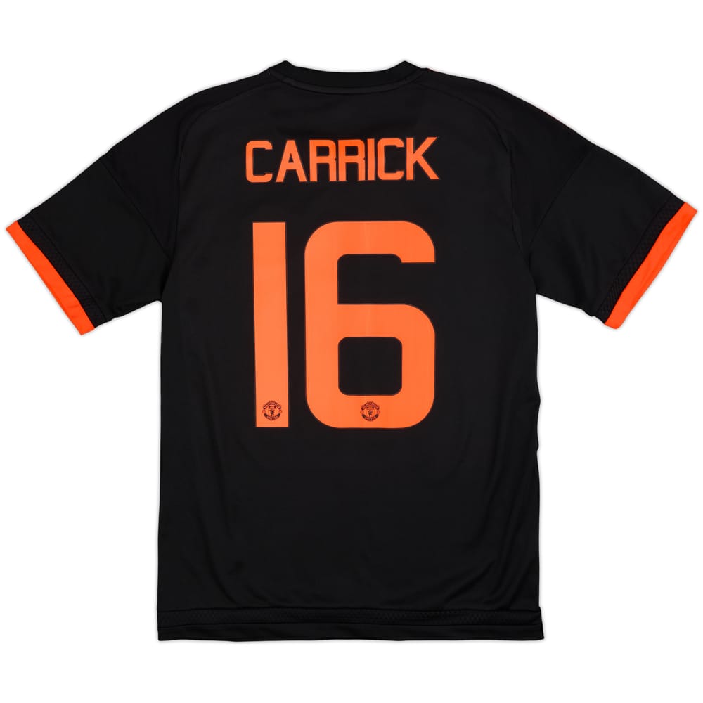 2015-16 Manchester United Third Shirt Carrick #16 - 9/10 - (M)