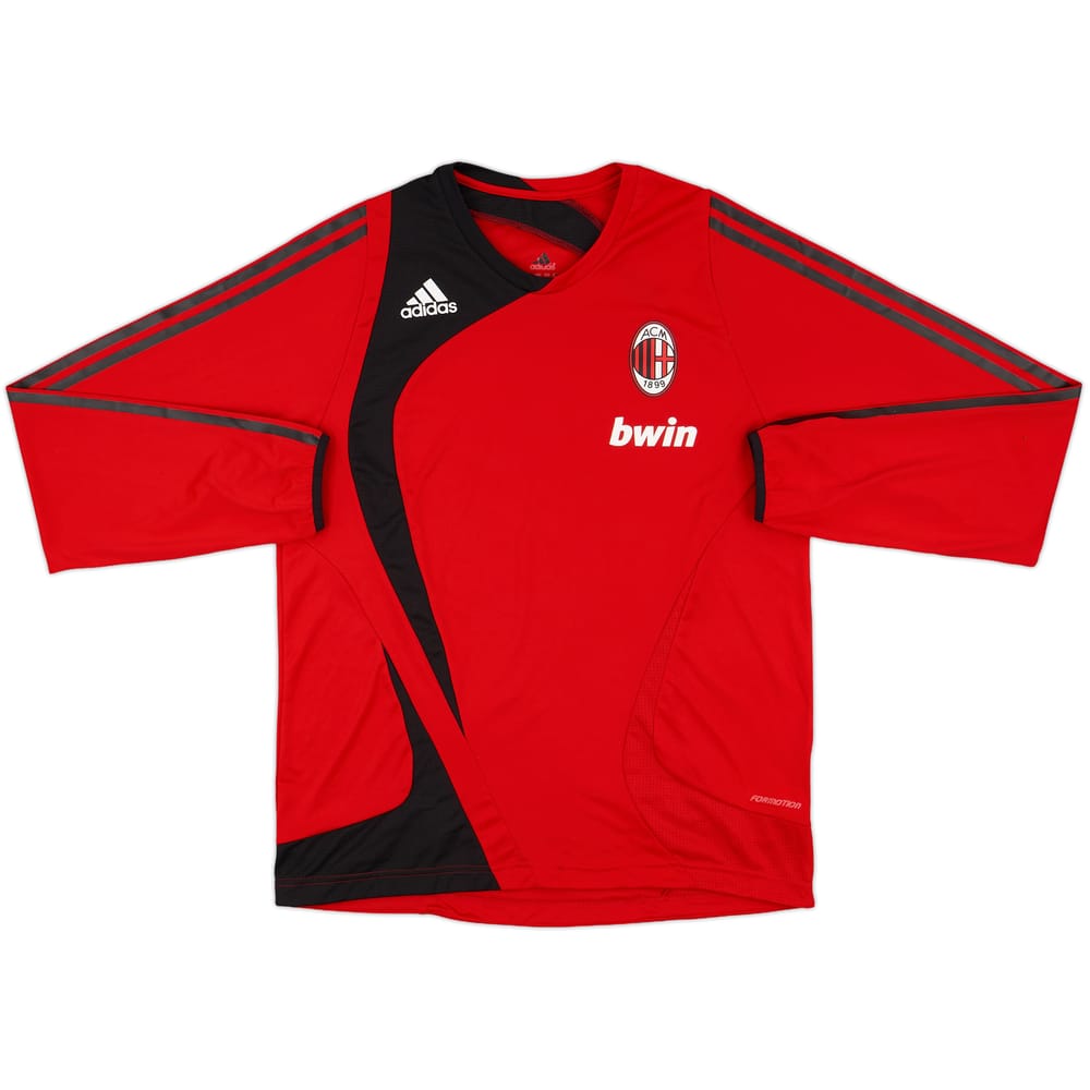 2008-09 AC Milan adidas Formotion L/S Training Shirt - 9/10 - (L)