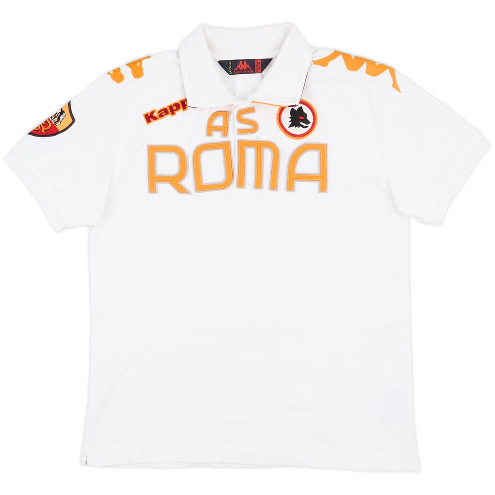 2009-10 Roma Kappa Polo Shirt - 9/10 - (XL.Boys)