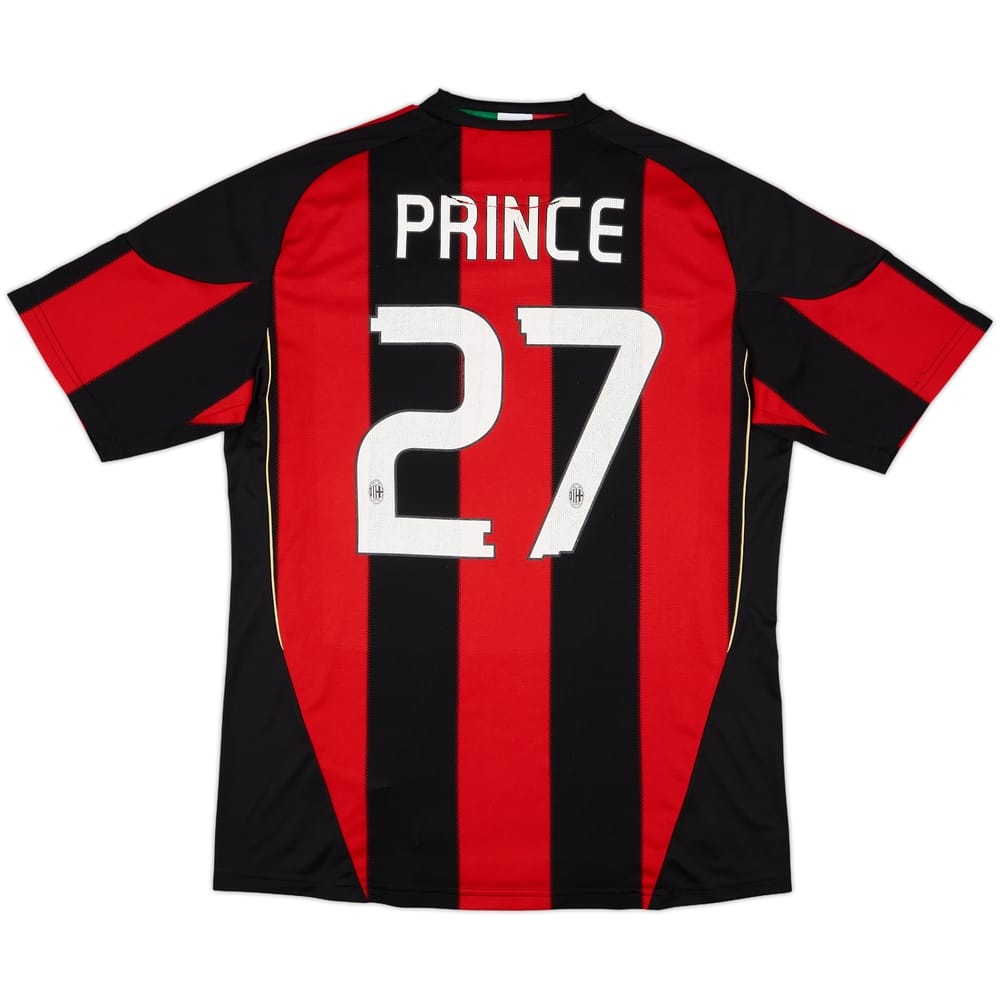 2010-11 AC Milan Home Shirt Prince #27 - 6/10 - (L)