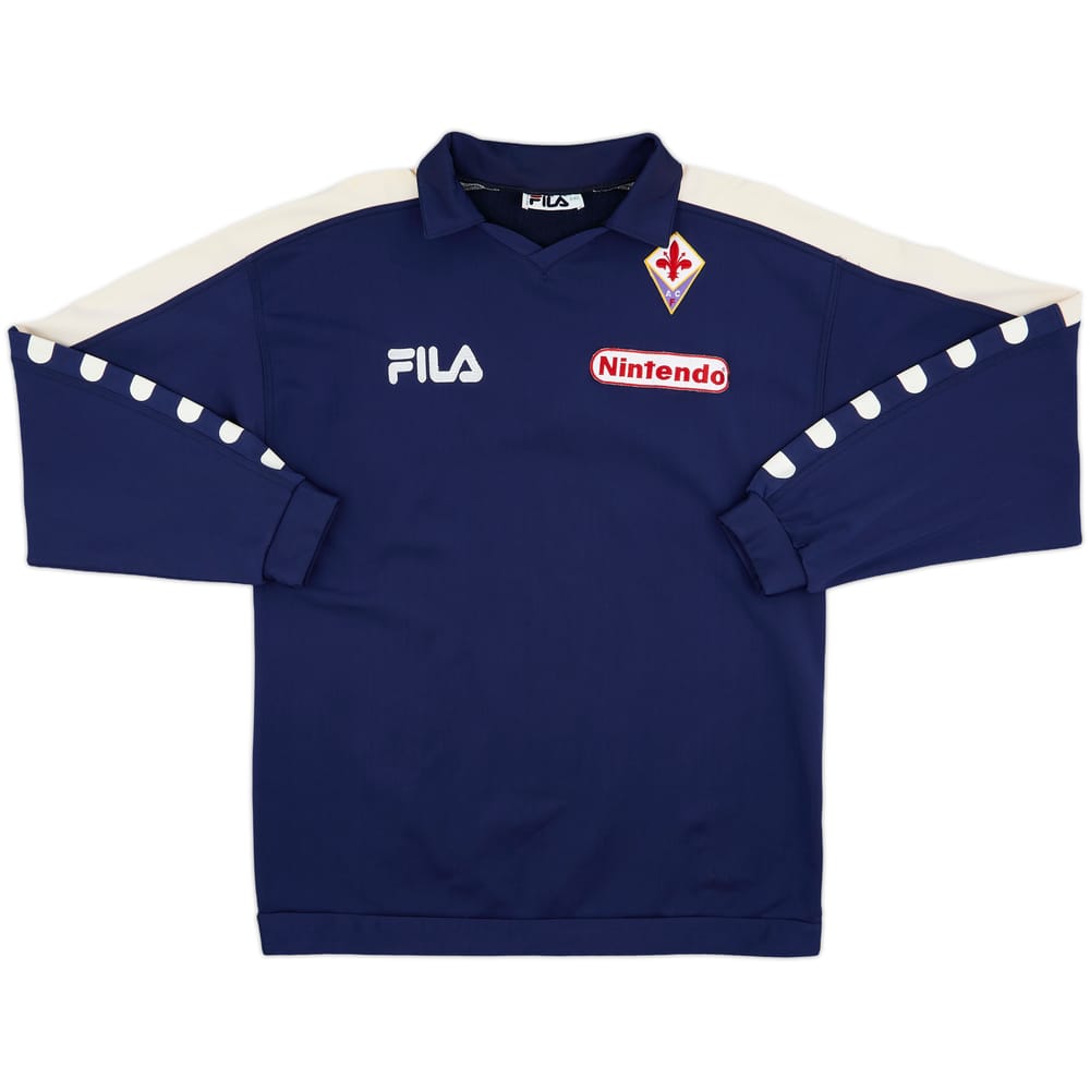 1997-98 Fiorentina Fila Player Issue Sweat Top - 8/10 - (XXL)
