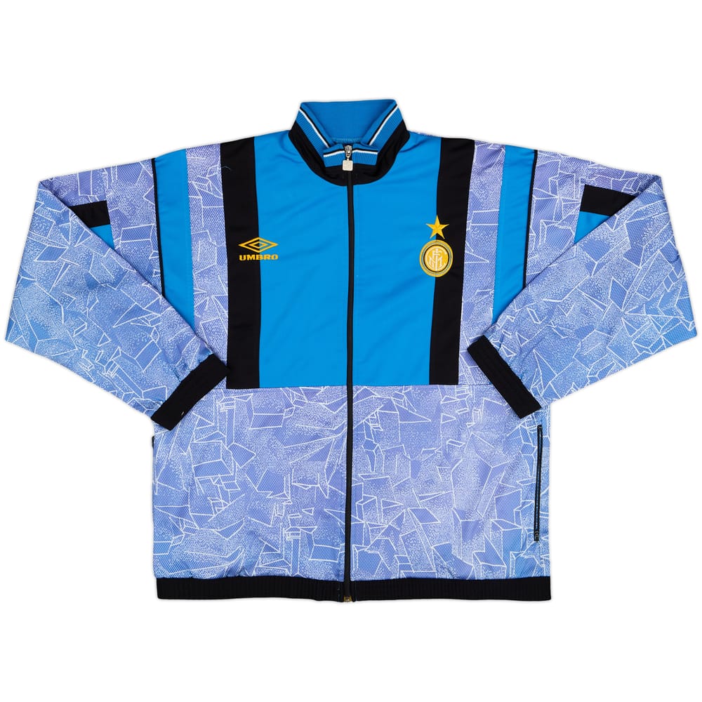 1995-96 Inter Milan Umbro Track Jacket - 9/10 - (L)