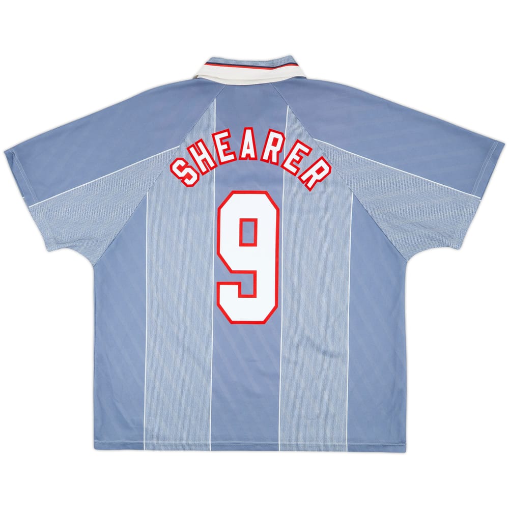 1996-97 England Away Shirt Shearer #9 - 8/10 - (XXL)