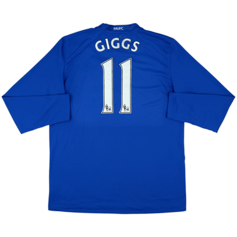 2008-09 Manchester United L/S Third Shirt Giggs #11 - 5/10 - (L)