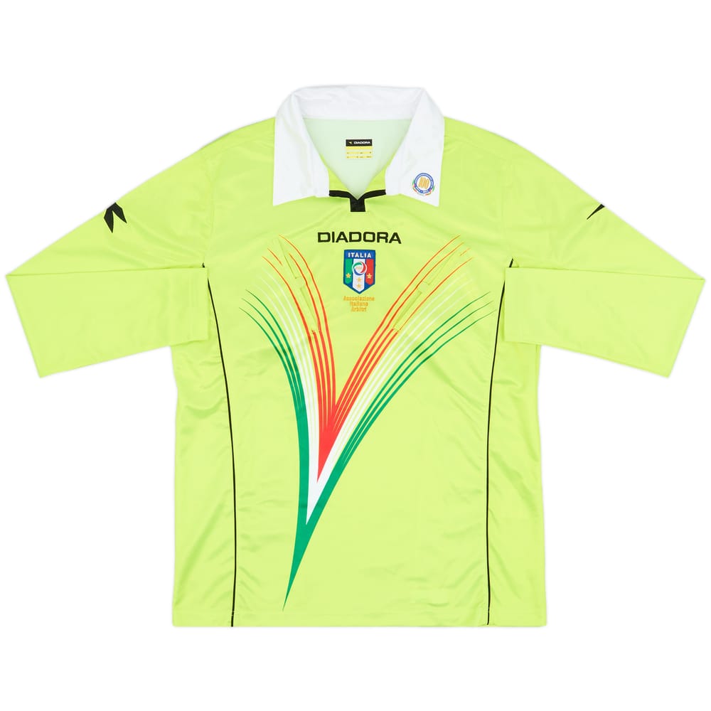 2011-12 Italy Diadora Centenary Referee L/S Shirt - 9/10 - (M)