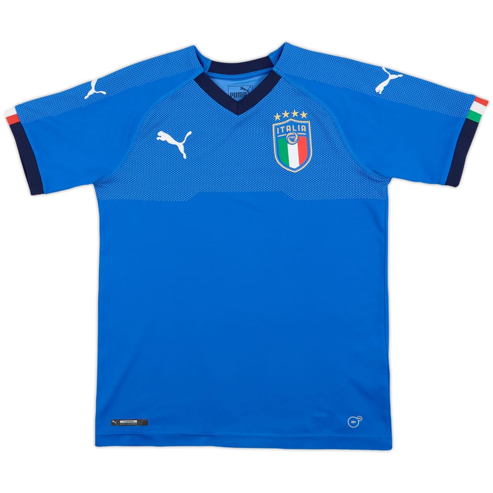 2018-19 Italy Home Shirt - 9/10 - (L.Boys)