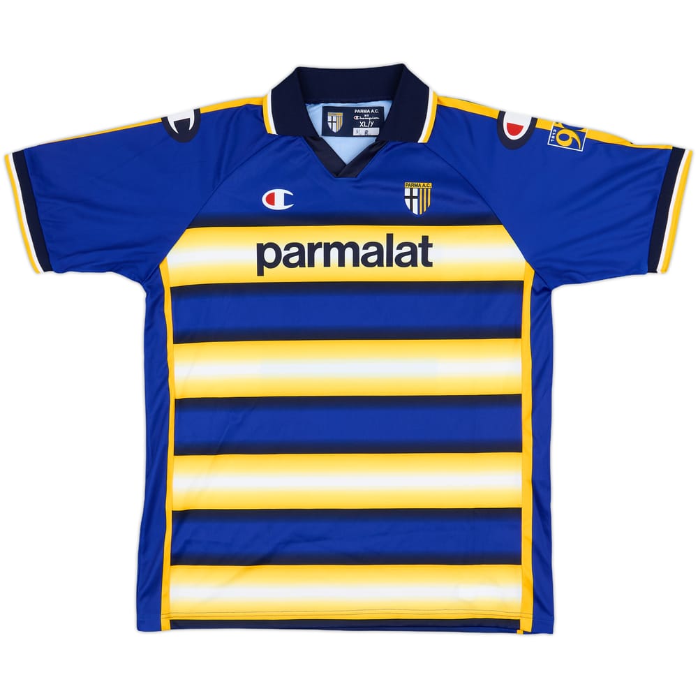 2002-03 Parma Basic Home Shirt - 9/10 - (XL.Boys)