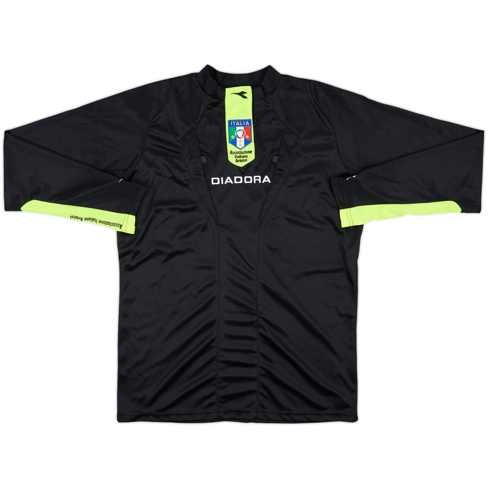 2009-10 Italy Diadora Referee L/S Shirt - 9/10 - (S)