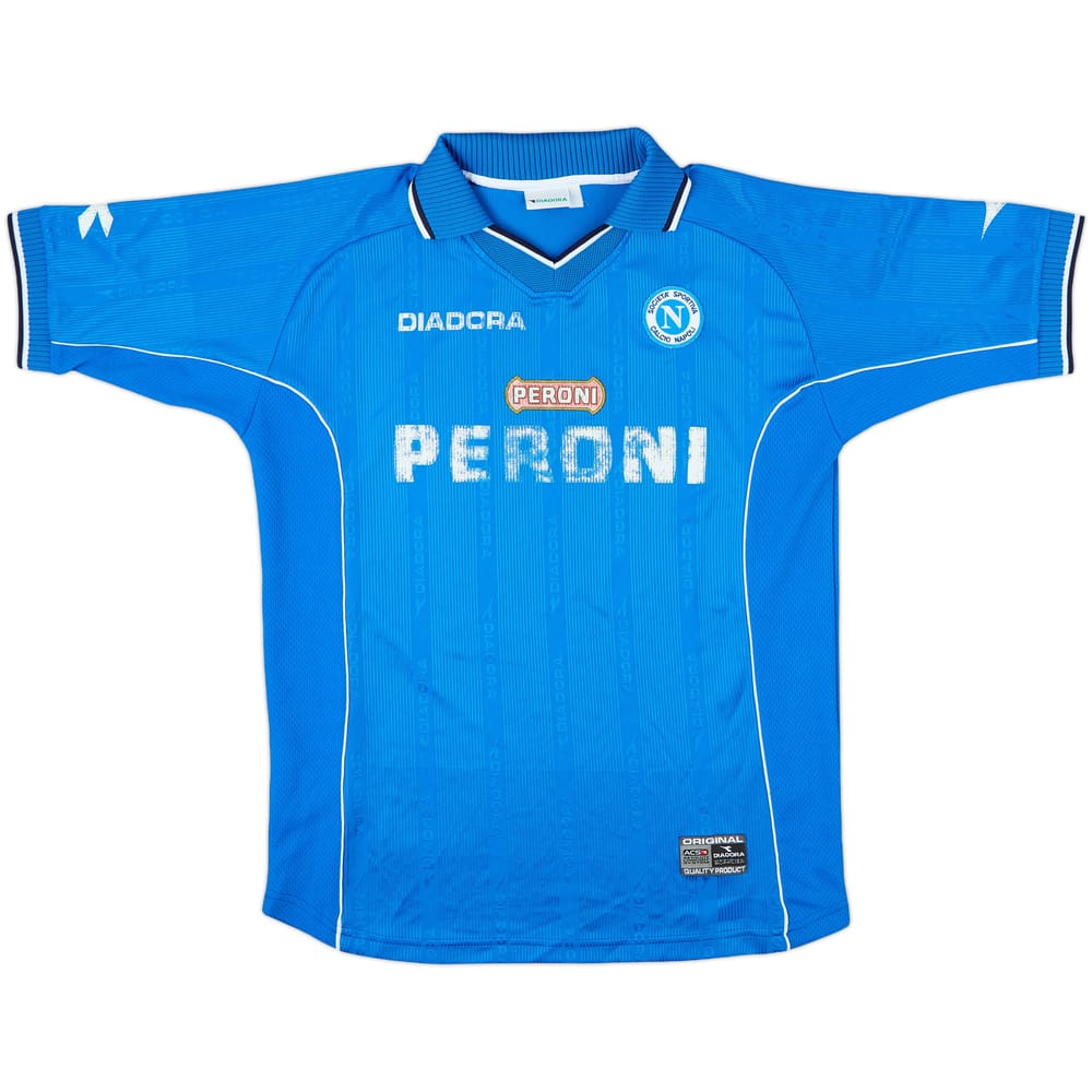 2000-01 Napoli Home Shirt - 5/10 - (L)