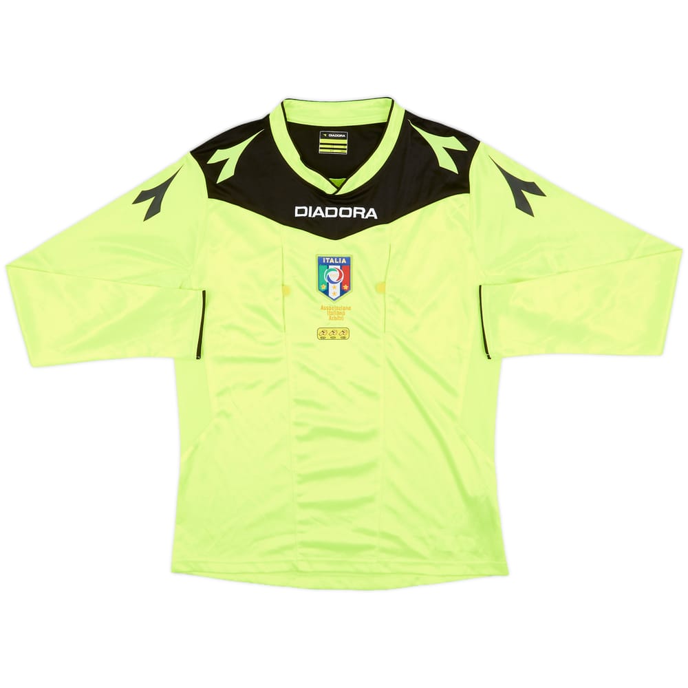 2015-16 Italy Diadora Referee L/S Shirt - 9/10 - (XS)