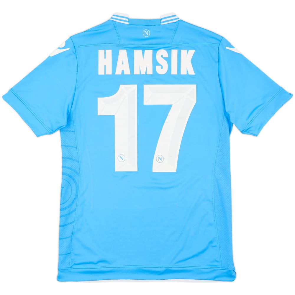 2013-14 Napoli Home Shirt Hamsik #17 - 4/10 - (XL)
