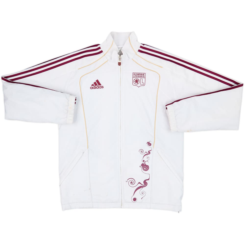 2010-11 Lyon adidas Track Jacket - 5/10 - (S/M)