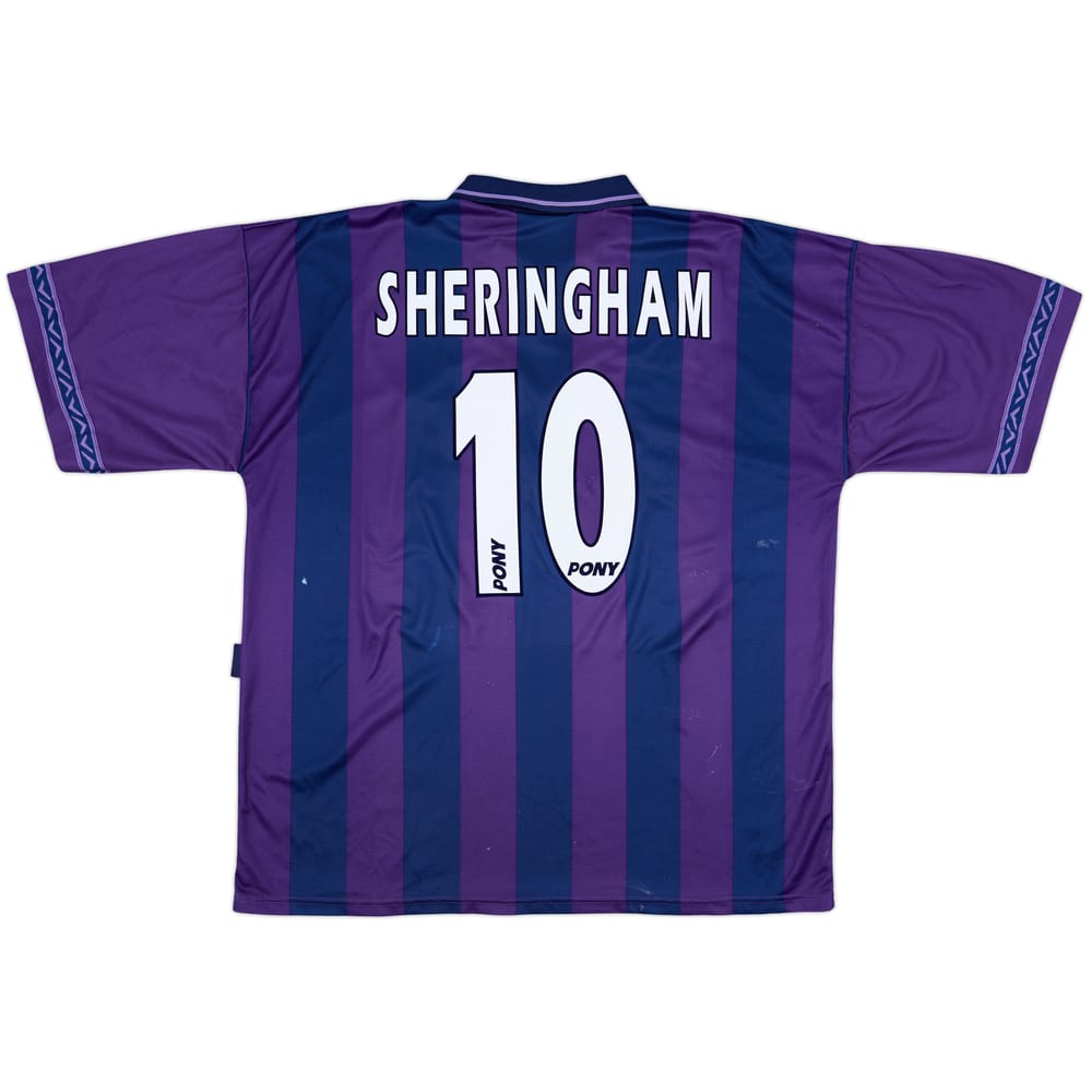 1995-97 Tottenham Away Shirt Sheringham #10 - 6/10 - (XXL)