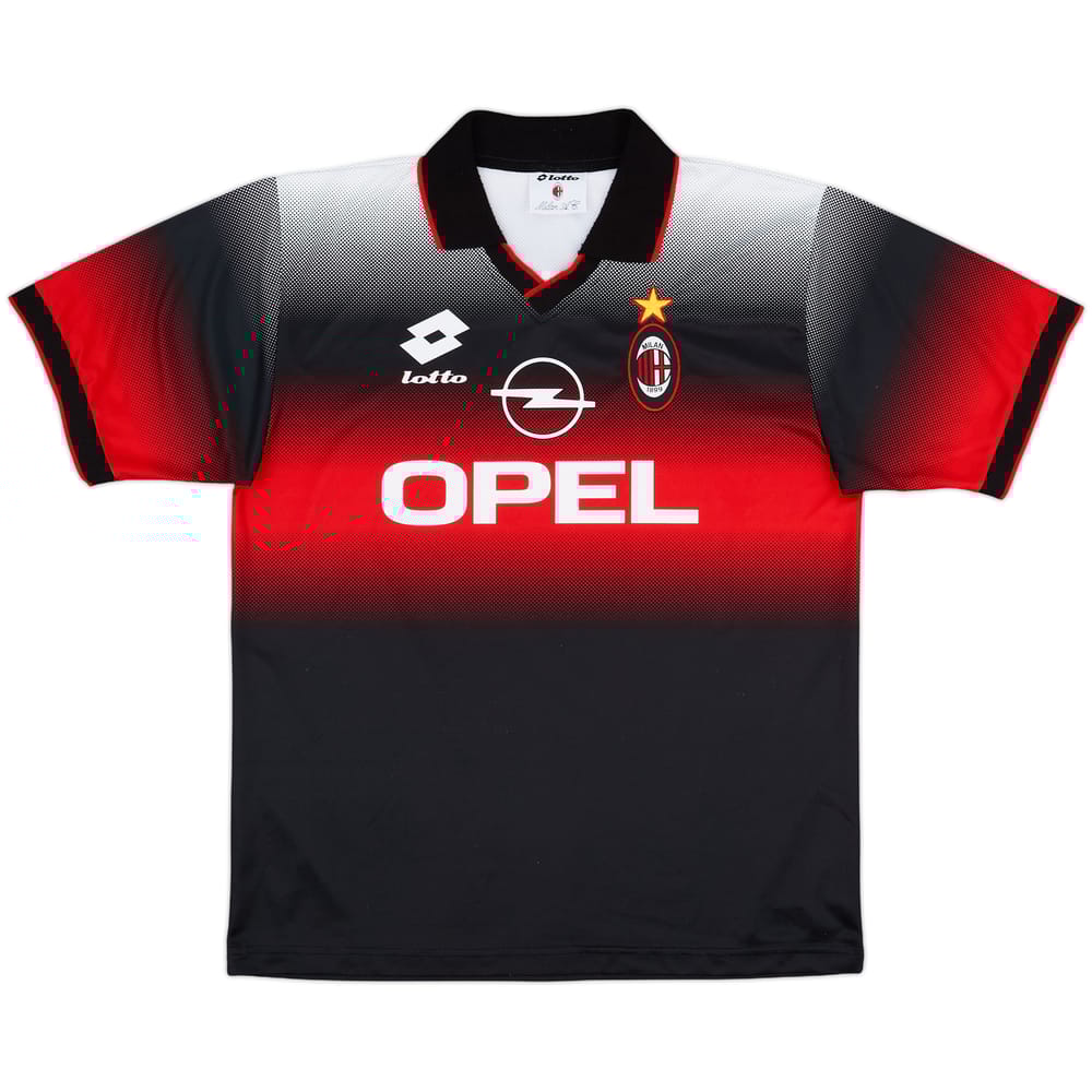 1996-97 AC Milan Lotto Training Shirt - 7/10 - (XL)