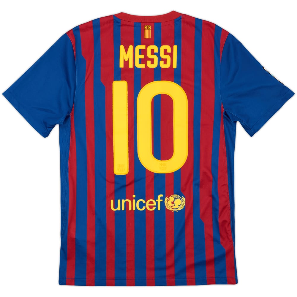 2011-12 Barcelona Home Shirt Messi #10 - 7/10 - (S)