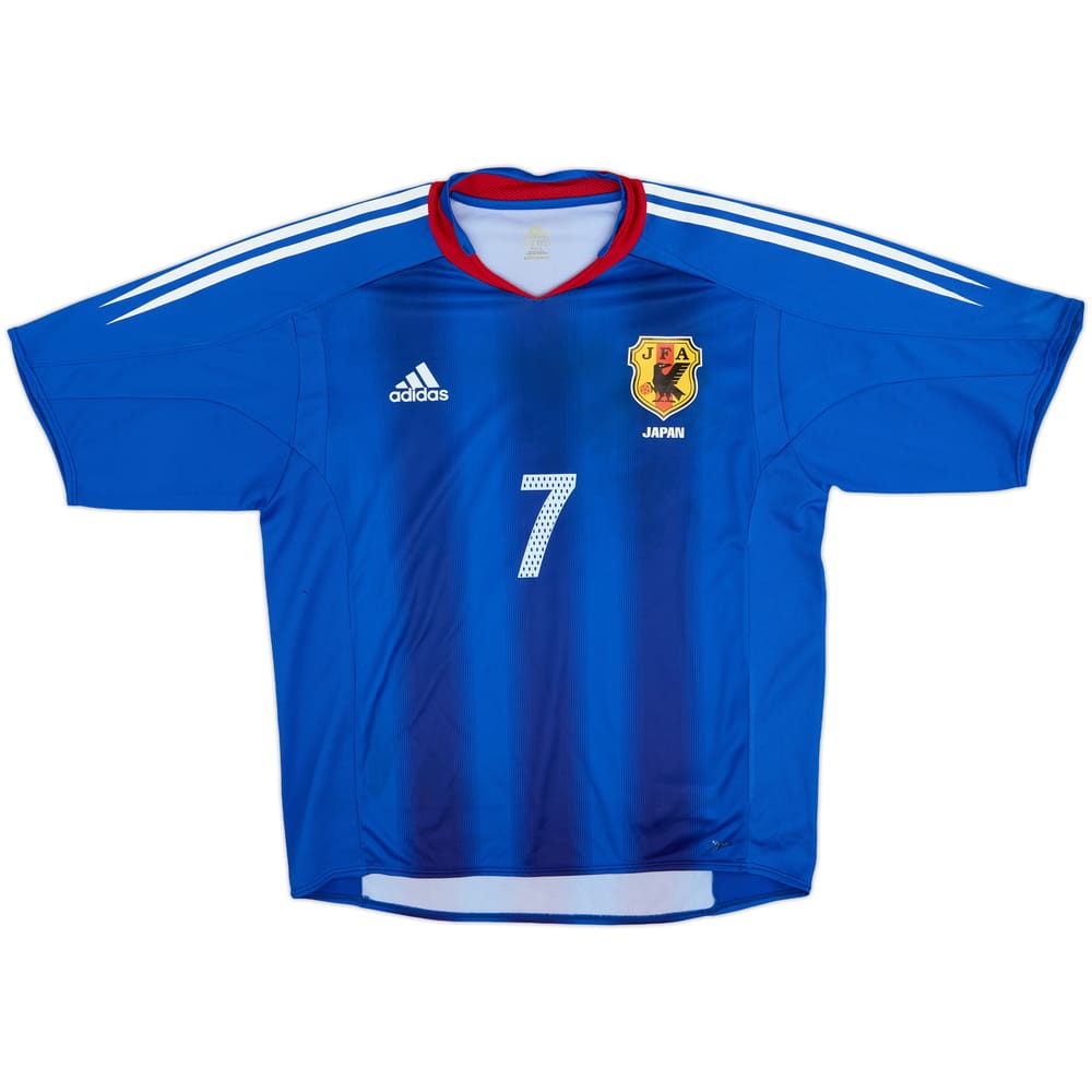 2004-06 Japan Home Shirt Nakata #7 - 8/10 - (L)