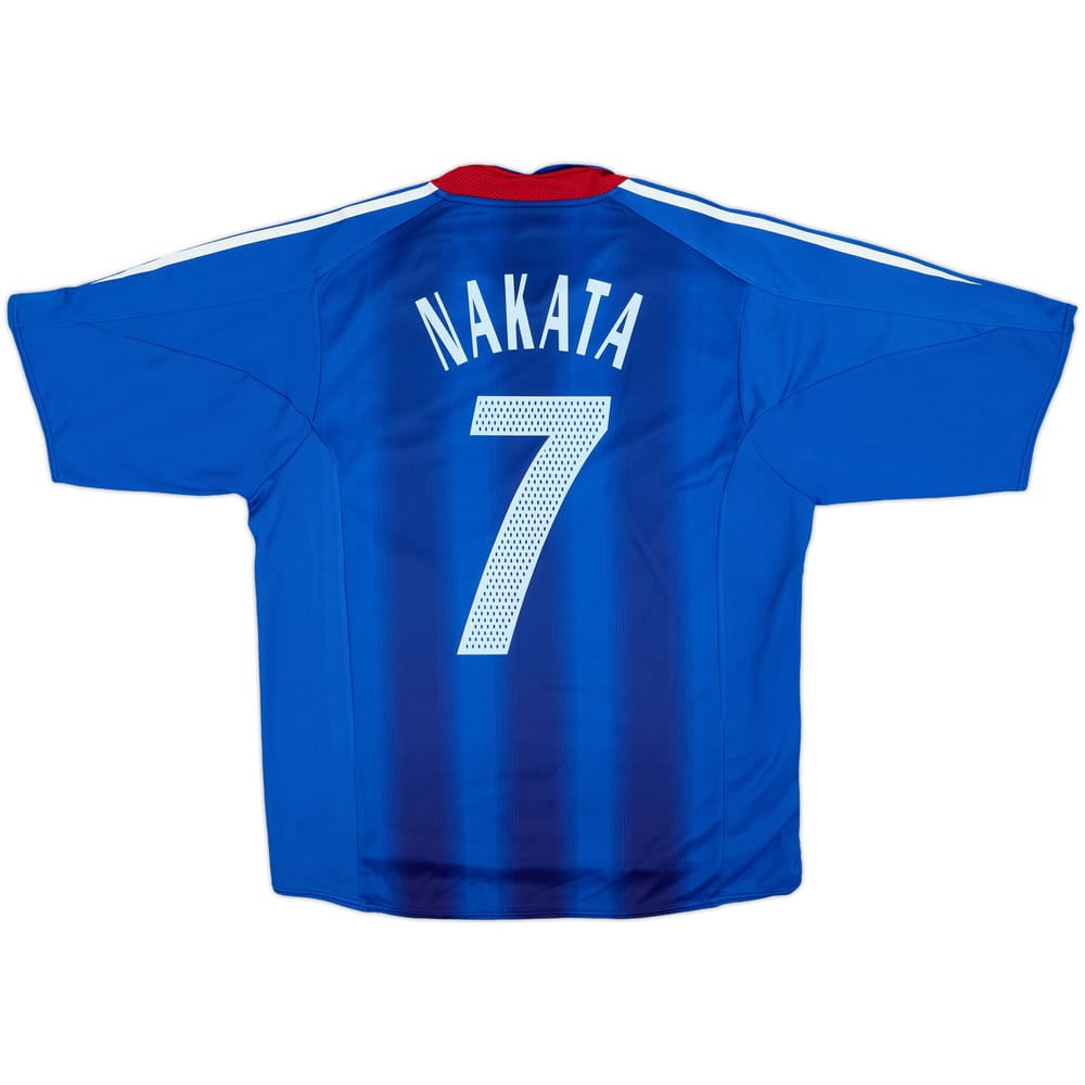 2004-06 Japan Authentic Home Shirt Nakata #7 - 8/10 - (L)