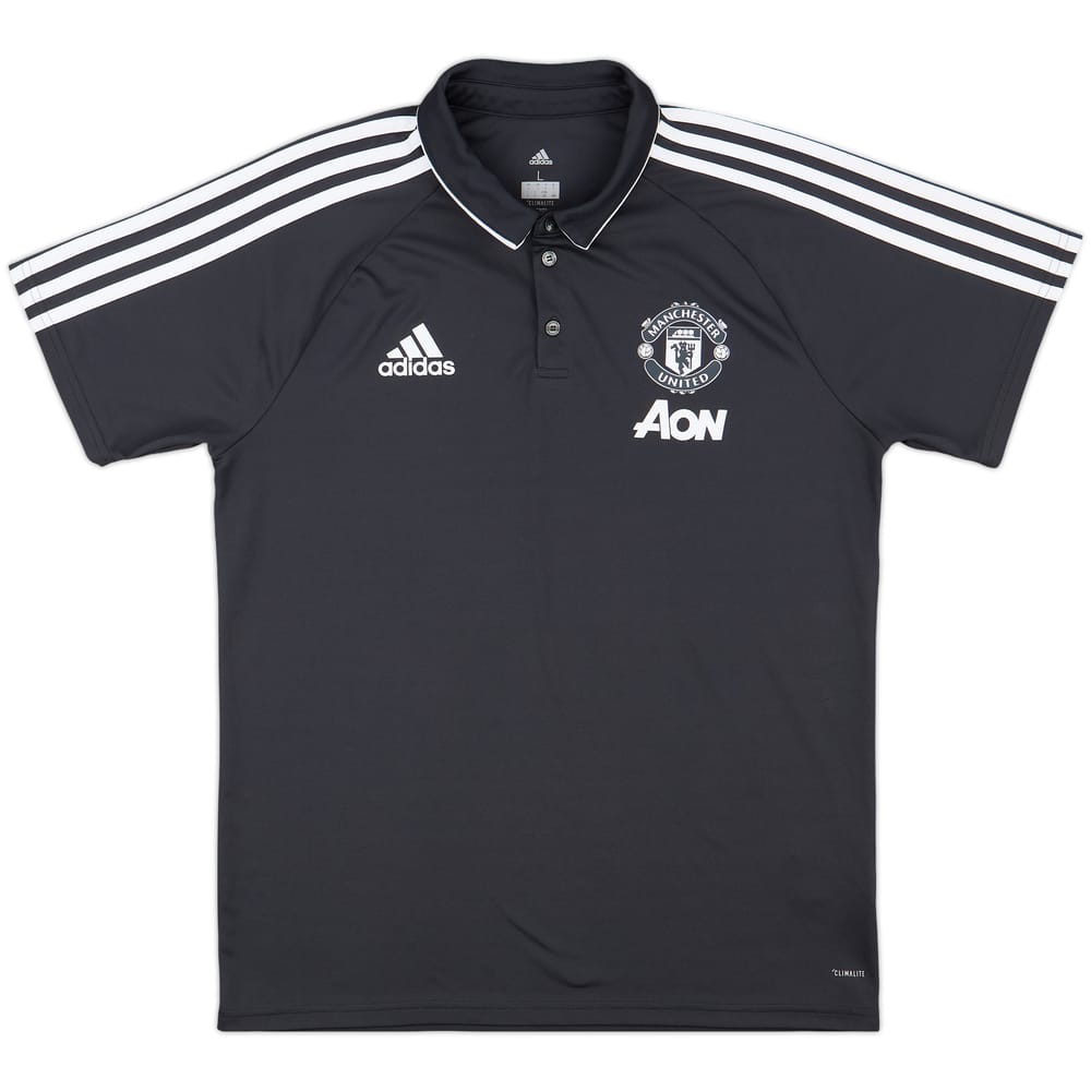2017-18 Manchester United adidas Polo Shirt - 10/10 - (L)