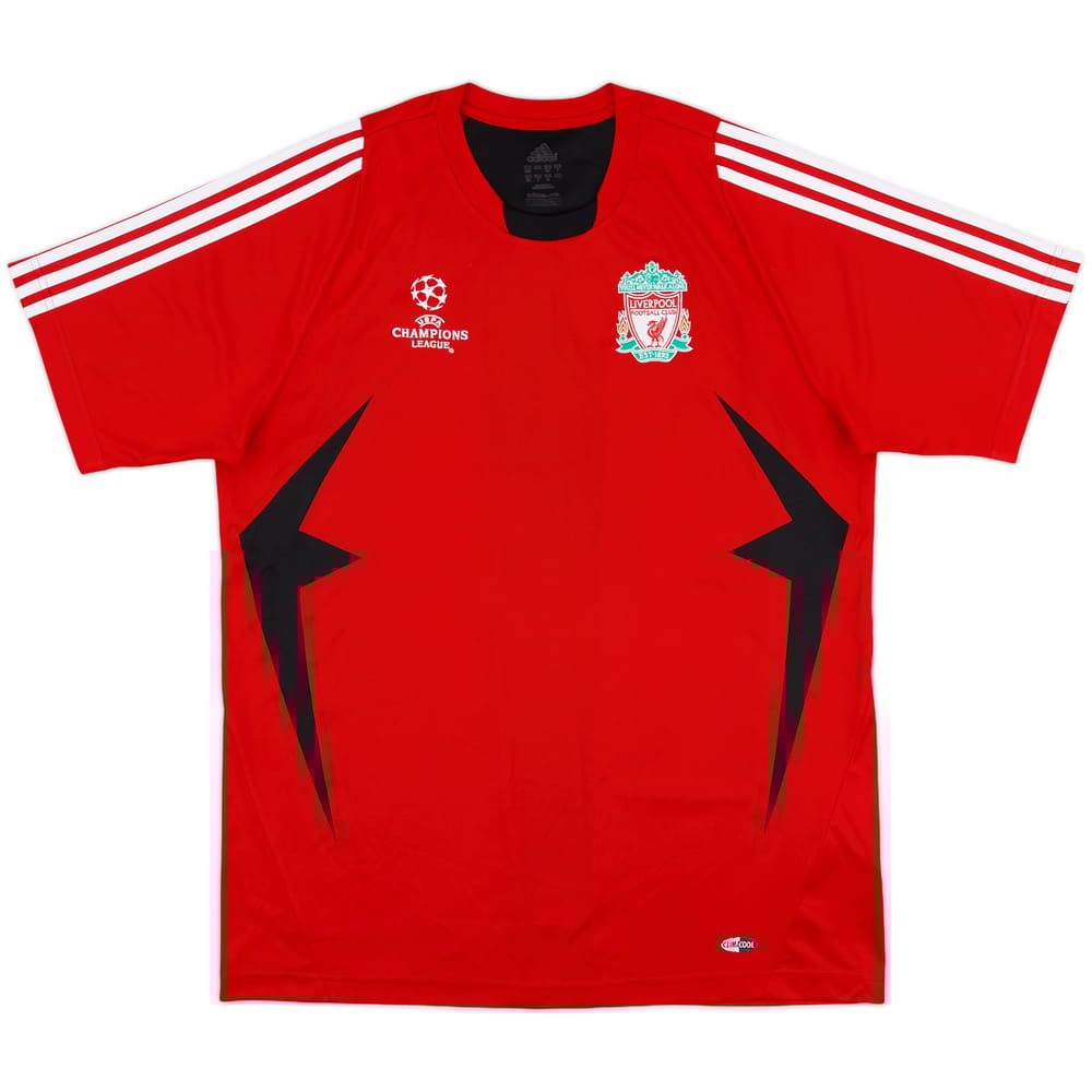 2007-08 Liverpool adidas CL Training Shirt - 9/10 - (L)