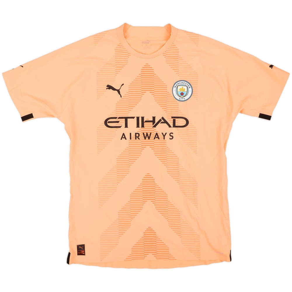 2022-23 Manchester City Player Issue S/S GK Shirt - 10/10 - (XL)
