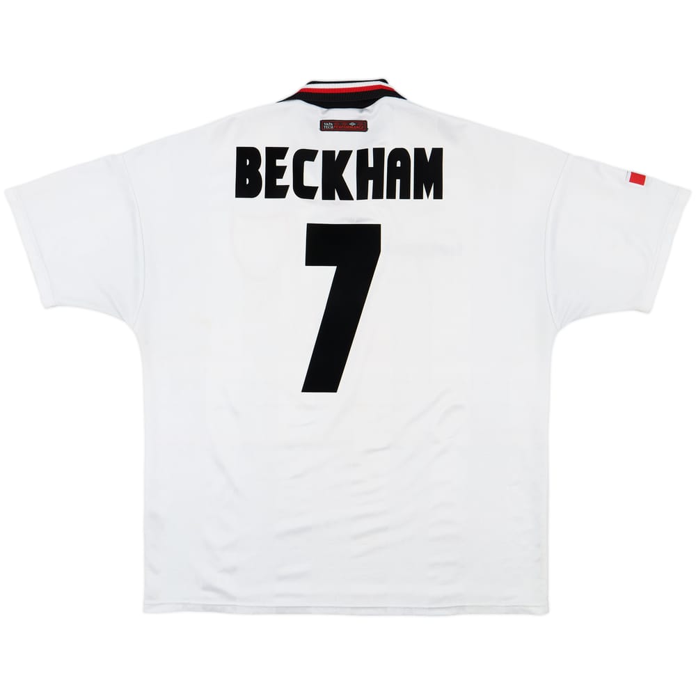 1997-99 Manchester United Away Shirt Beckham #7 - 6/10 - (XXL)
