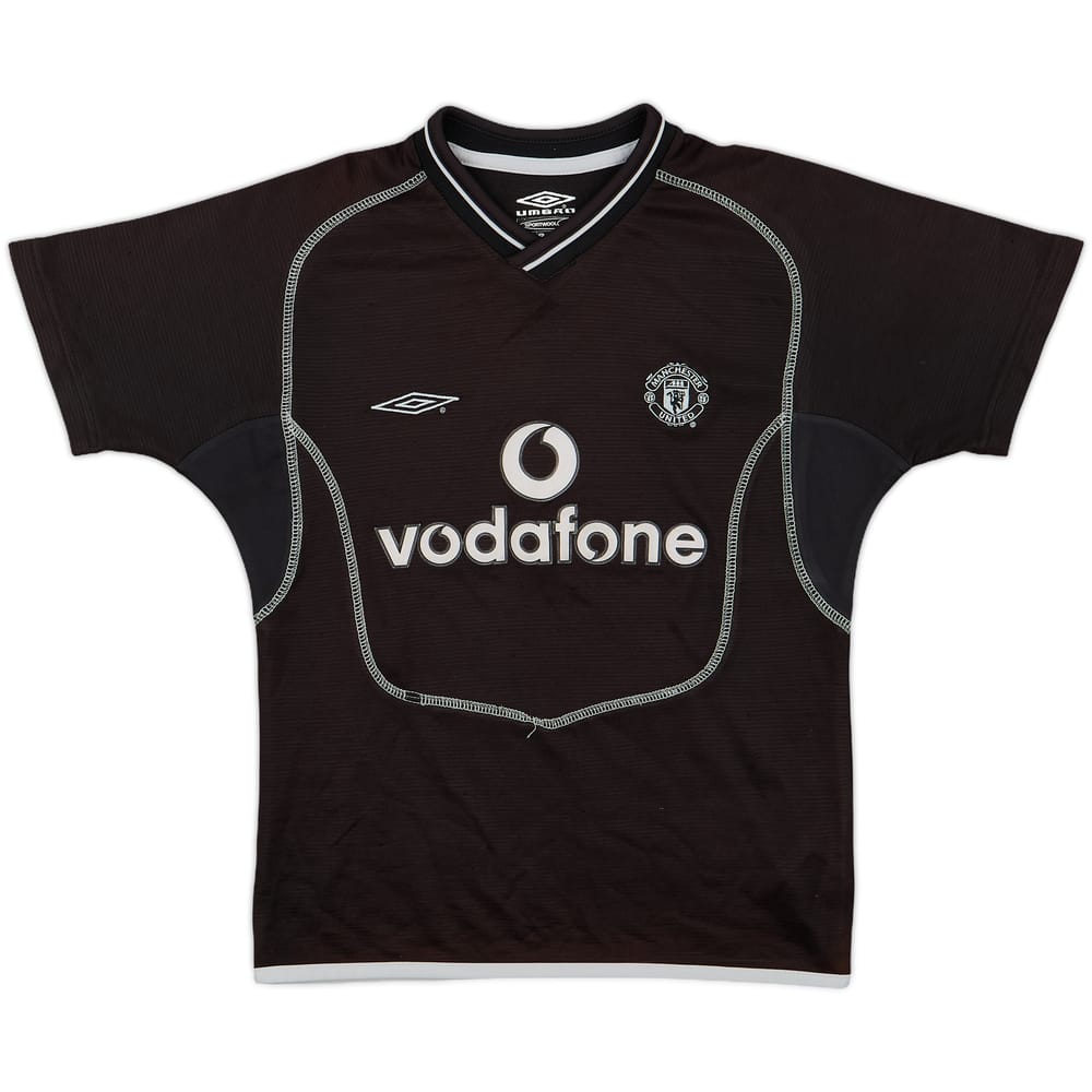 2000-02 Manchester United GK S/S Shirt - 7/10 - (S.Boys)