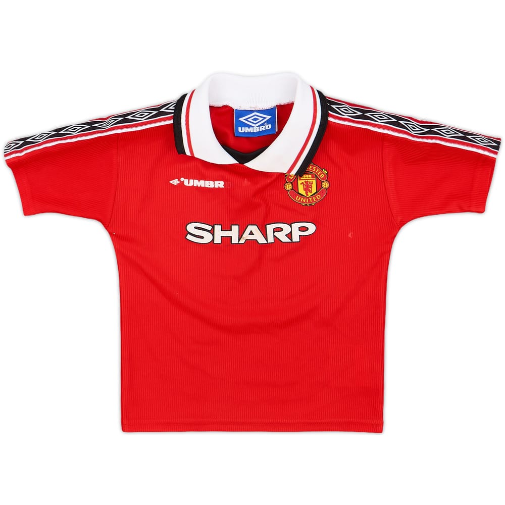 1998-00 Manchester United Home Shirt - 5/10 - (2-3 Years)