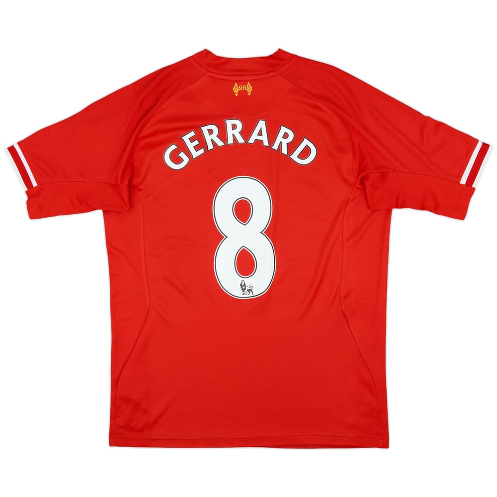 2013-14 Liverpool Home Shirt Gerrard #8 - 6/10 - (M)