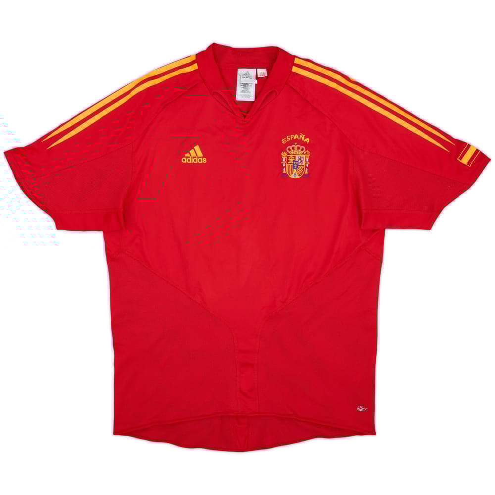 2004-06 Spain Home Shirt Xavi #20 - 4/10 - (L)