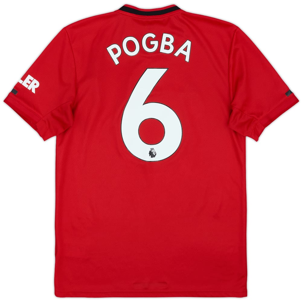 2019-20 Manchester United Home Shirt Pogba #6 - 8/10 - (S)