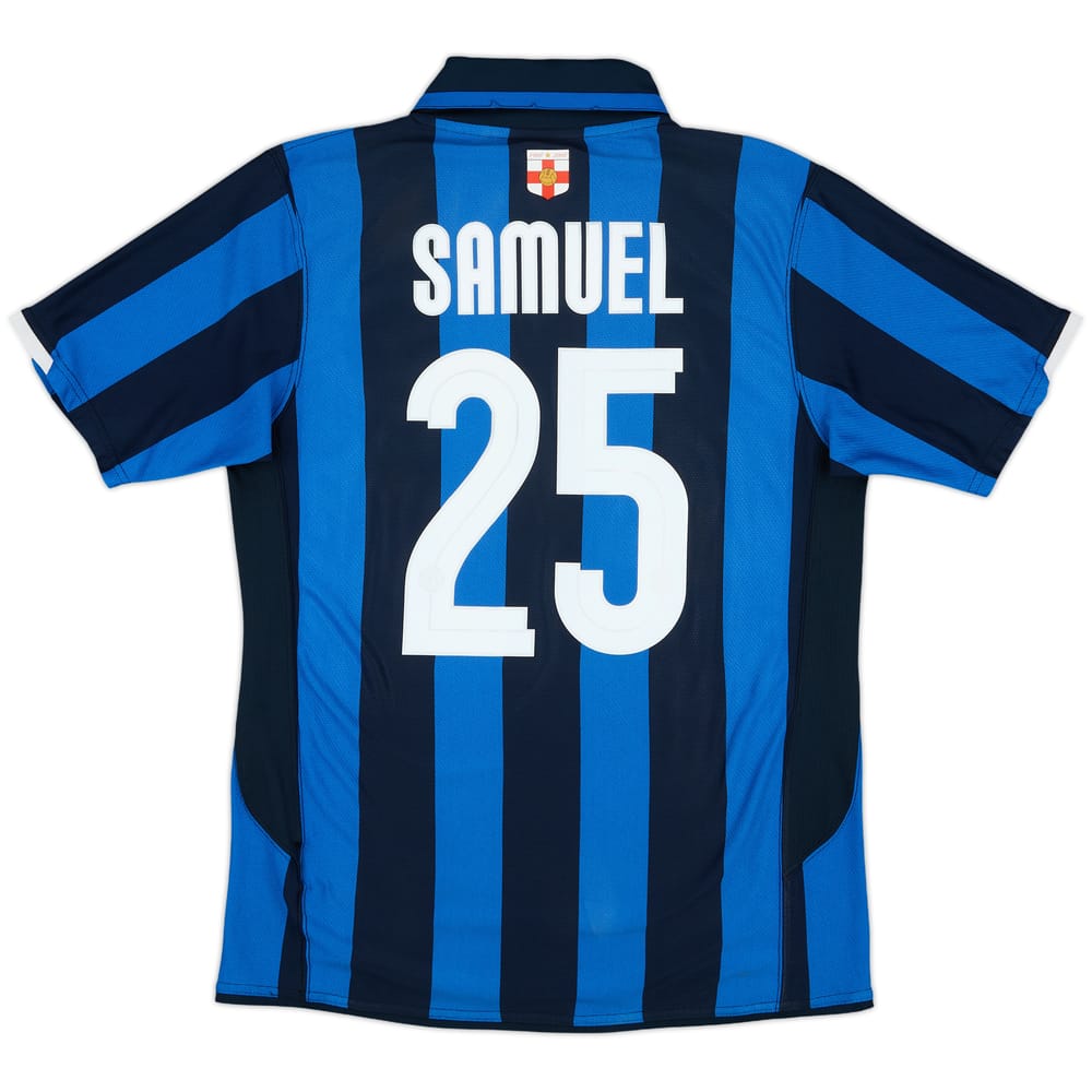 2007-08 Inter Milan Centenary Home Shirt Samuel #25 - 7/10 - (M)
