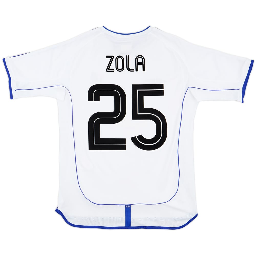2001-03 Chelsea Away Shirt Zola #25 - 9/10 - (M)
